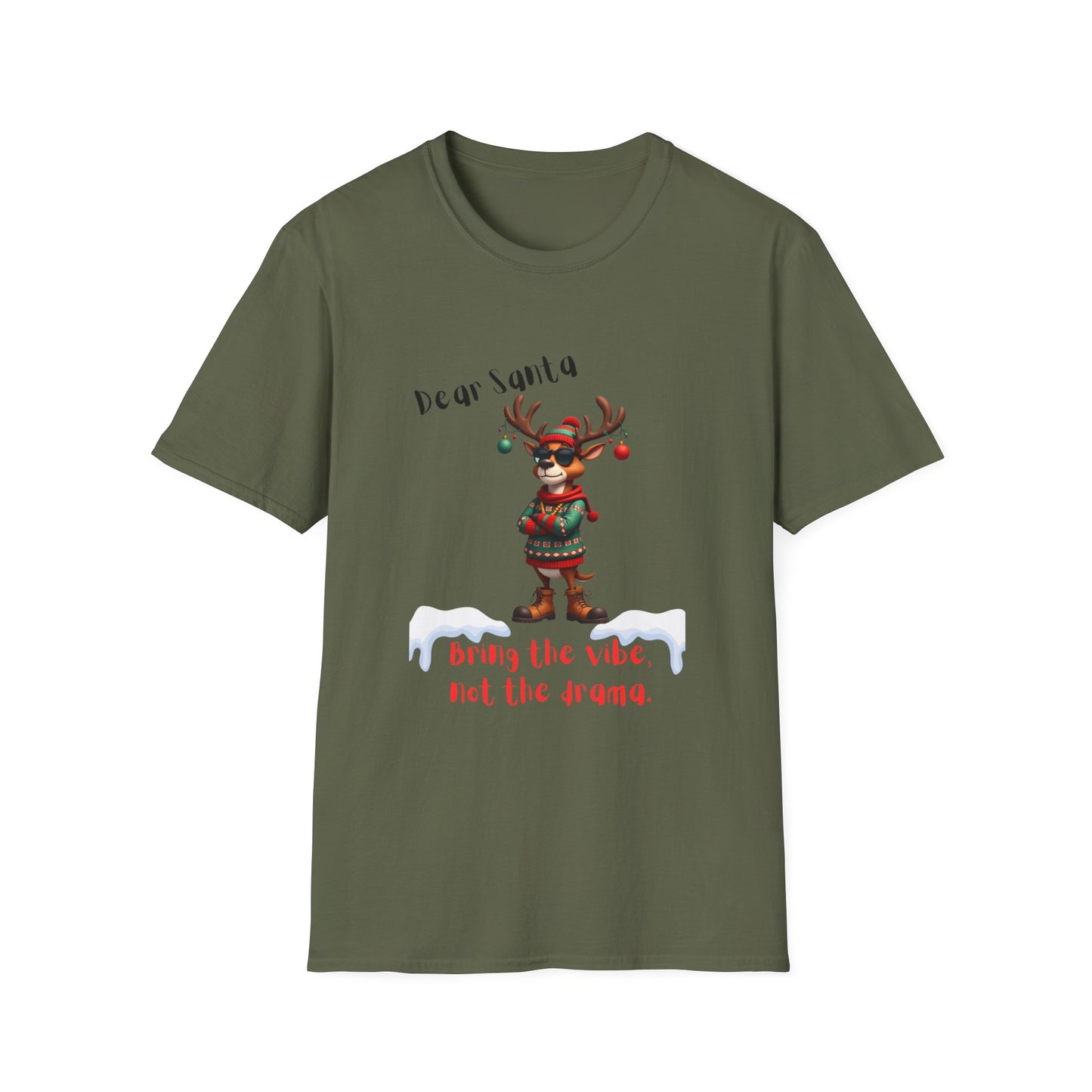 Cool Reindeer Christmas VibesDear Santa